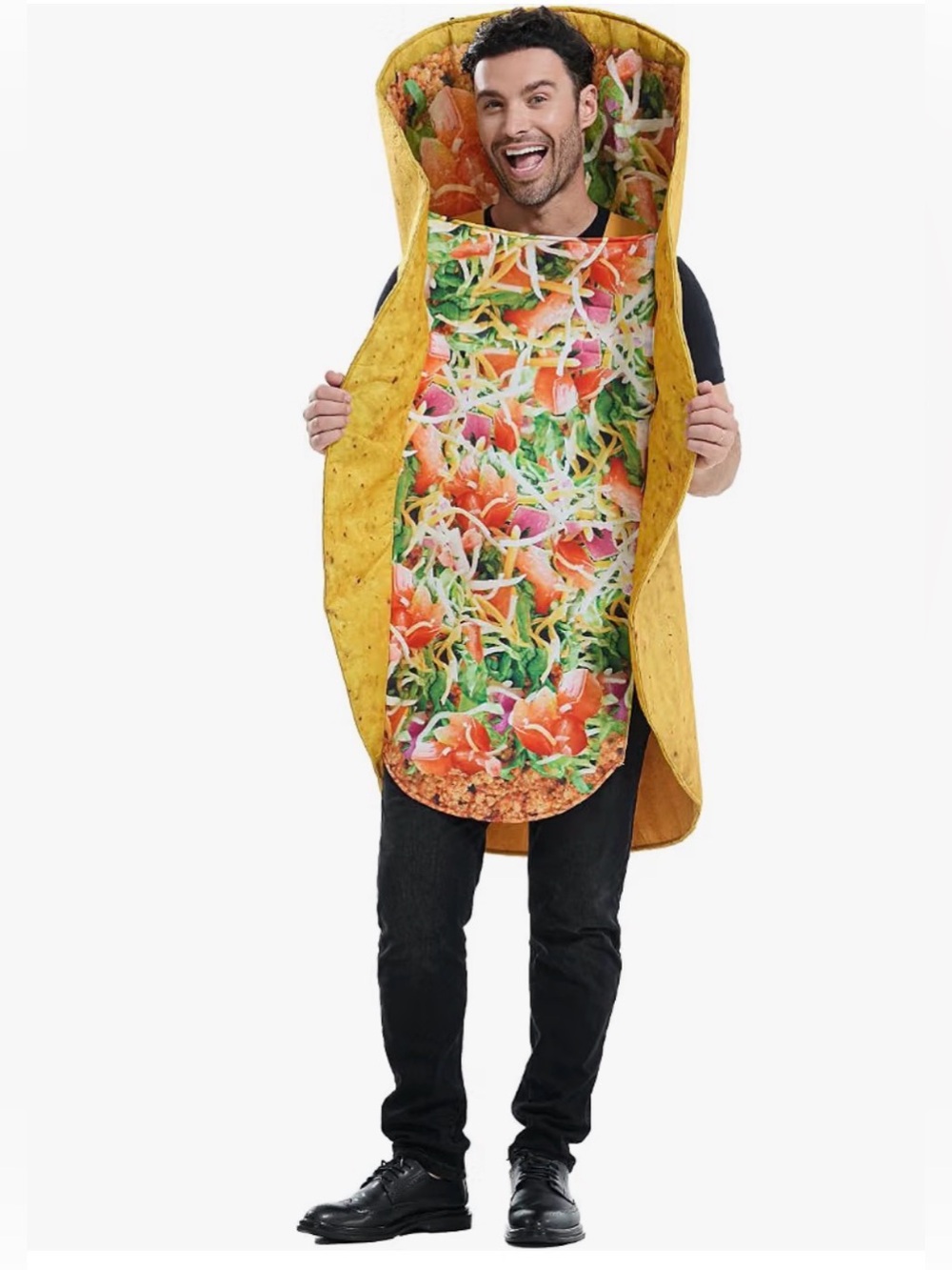 Taco Costume for Adults, Mexican Food Costumes. One Size ,